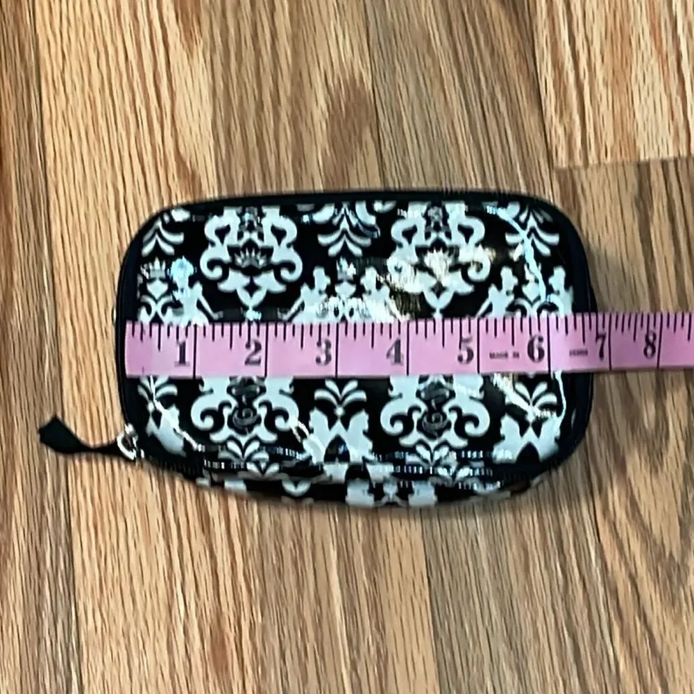 Beautifully Disney Parks Makeup Bag, black and white cosmetic bag